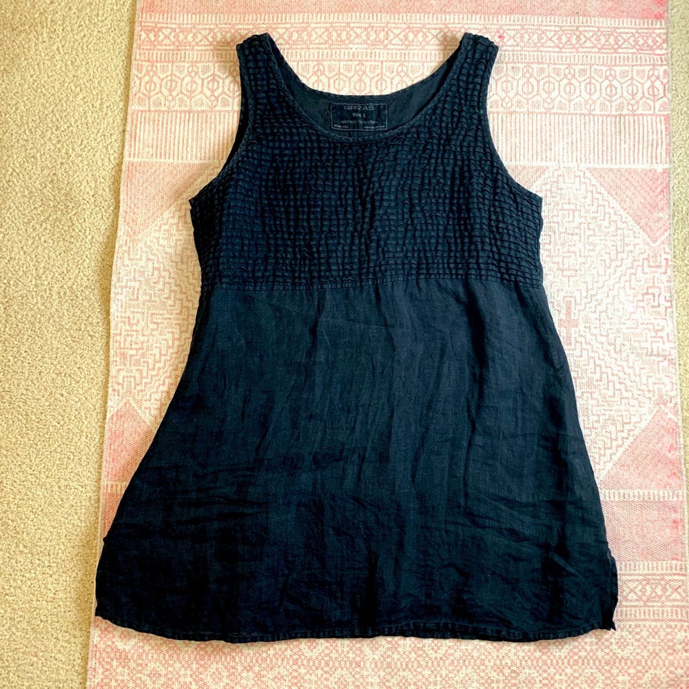 Grizas Linen Black Tunic